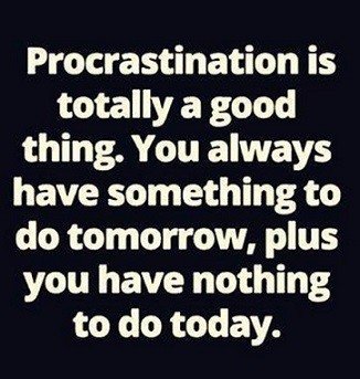 Procrastination is a good thing.jpg