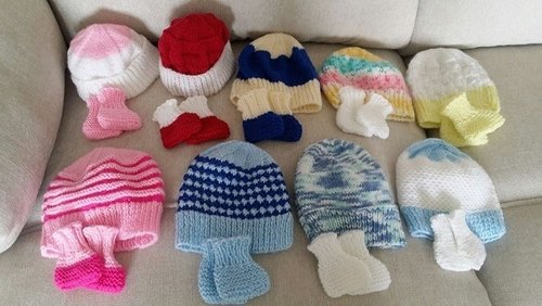 My baby beanies & booties_copy.jpg