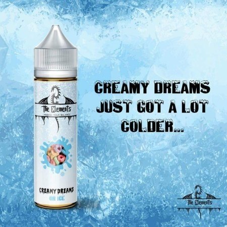 The Elements E-Liquid - Creamy Dreams on Ice - 450 by 450.jpg
