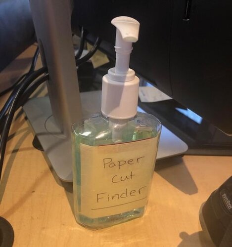 Someone labelled the hand sanitizer.jpg