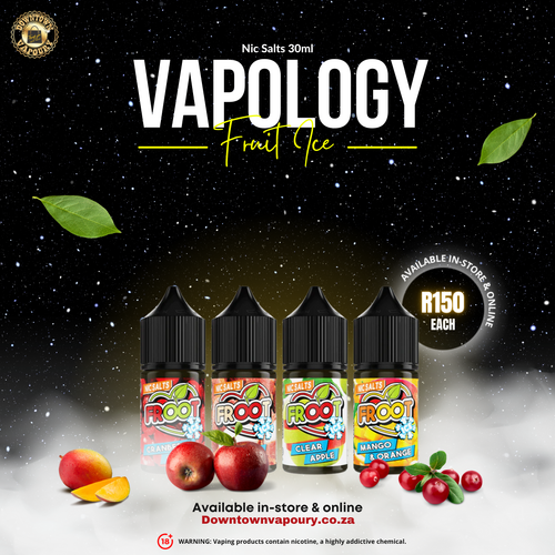 Downtown Vapoury Vapology Froot Ice 30ml Nic Salts