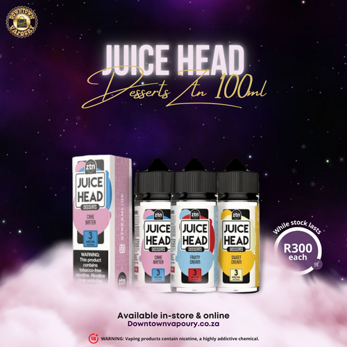 Juice Heads Desserts ZTN 100ml Juice Range