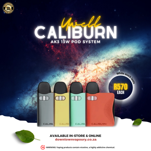 Downtown Vapoury Uwell Caliburn AK3 13W Pod Kit System