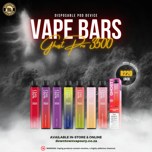 Downtown Vapoury Vape Bars Ghost Pro 3500 Disposable Pod Kit