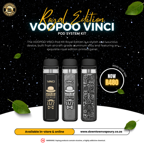 Downtown Vapoury Voopoo Vinci Royal Edition Pod System Kits