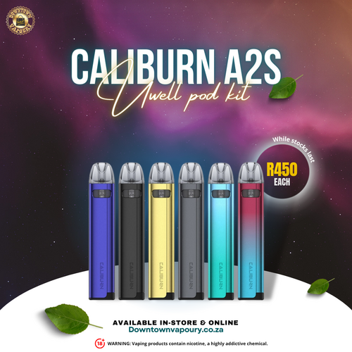 Downtown Vapoury Uwell Caliburn A2S Pod Kit System