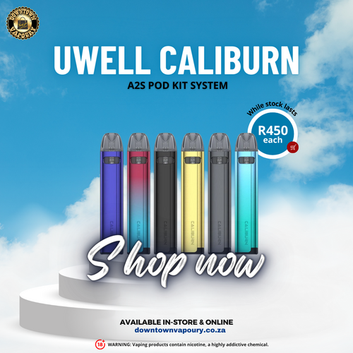 Downtown Vapoury Uwell Caliburn A2S Pod Kit System