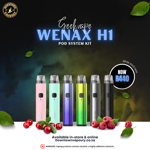 Downtown Vapoury Geekvape Wenax H1 Pod Kit System