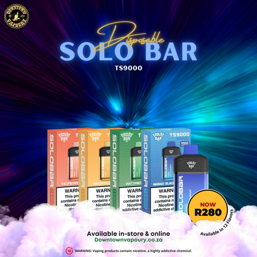 Downtown Vapoury  Solo Bar TS9000 Disposable Kit
