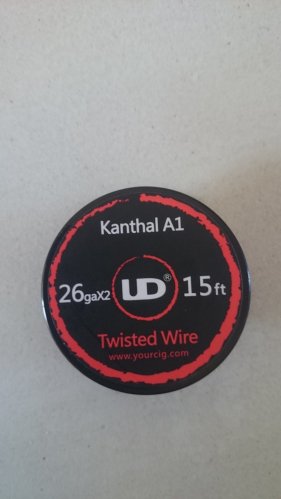 Kantal A1 26ga x2 Twisted Wire.JPG Kantal A1 26ga x2 Twisted Wire.JPG