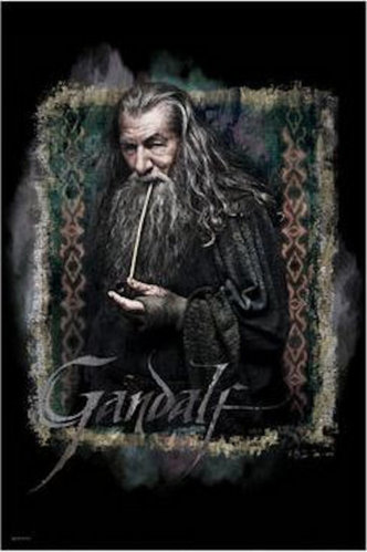Posters Hobbit Unexpected Journey 2012 Gandalf Pipe 2012.JPG